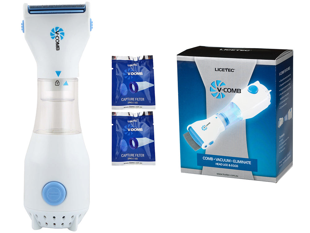 Peine Eléctrico Adiós Piojos y caspa