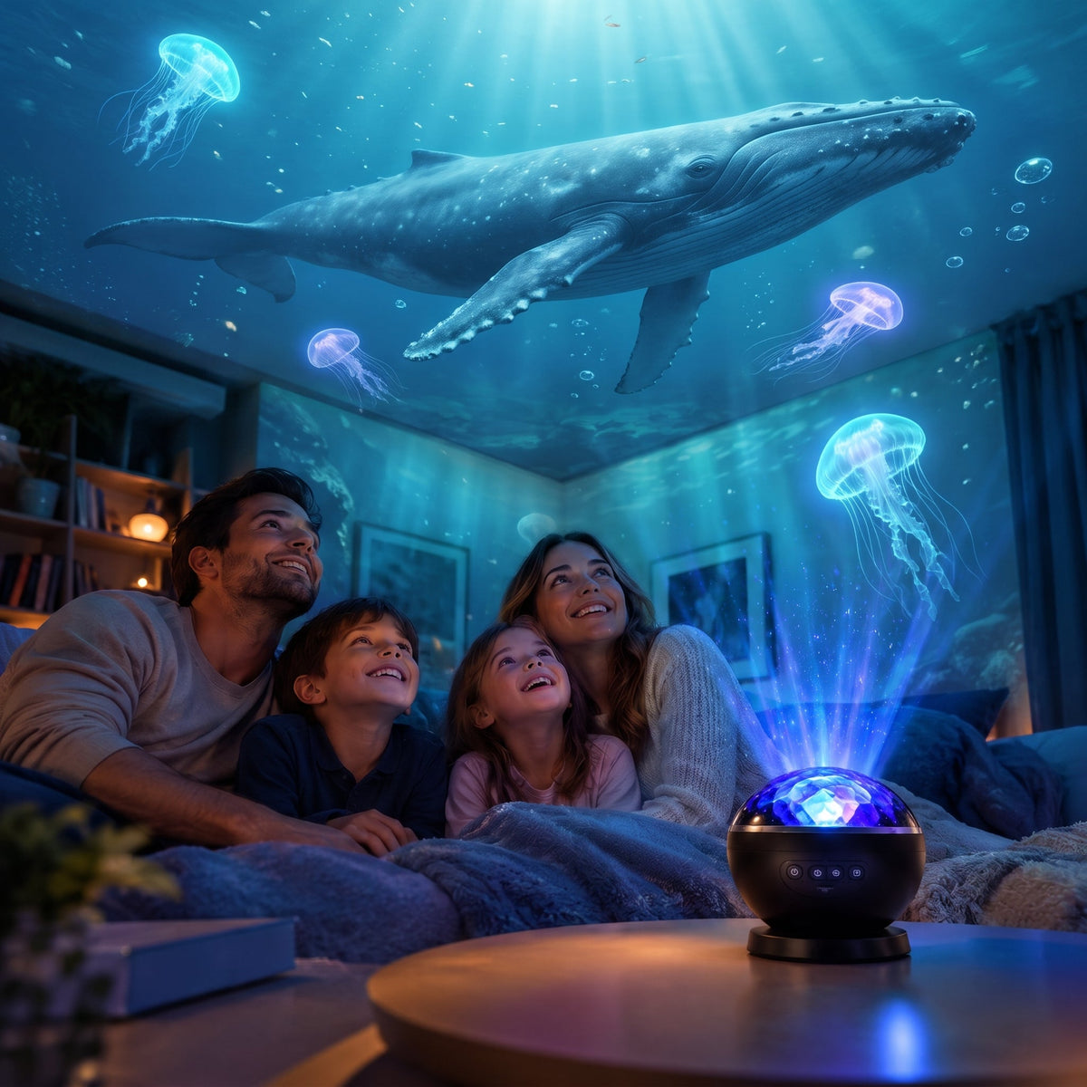 Proyector inteligente Holográfico 360° - WonderSphere