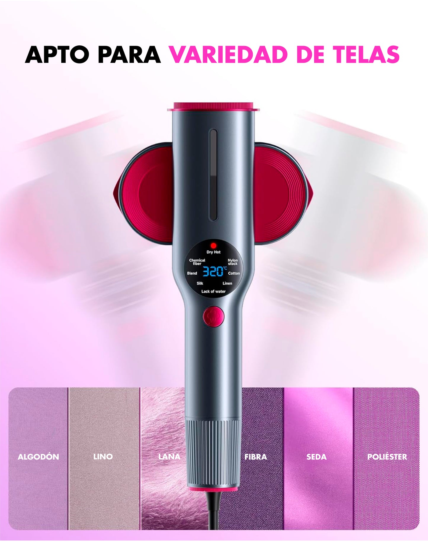 Plancha de ropa portátil - VAPORA SMART