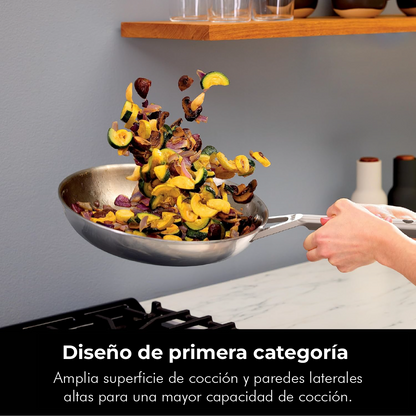 Juego de ollas y sartenes de acero inoxidable - Ryko
