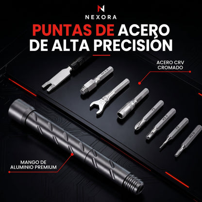NEXORA - Kit de herramientas magnético 55 en 1