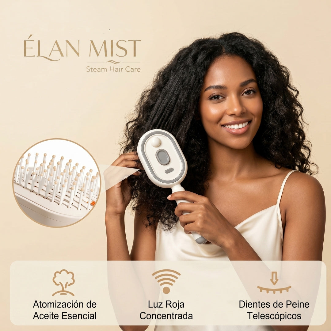 Cepillo de Vapor Anti-Frizz - ÉLAN MIST