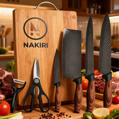 Set de Cuchillos Forjados Premium - NAKIRI