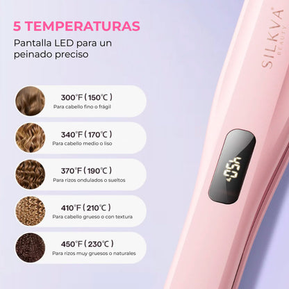Plancha Cabello de Vapor - Silkva