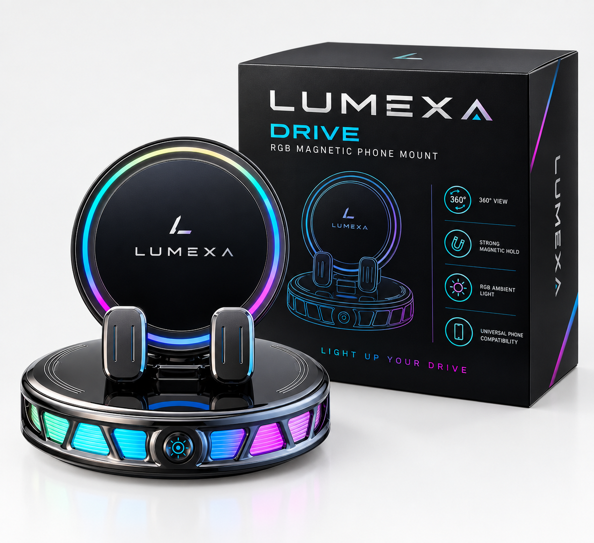 LUMEXA- Cargador con soporte magnético
