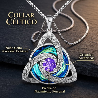 DISTANCE- Collar celta de la buena suerte