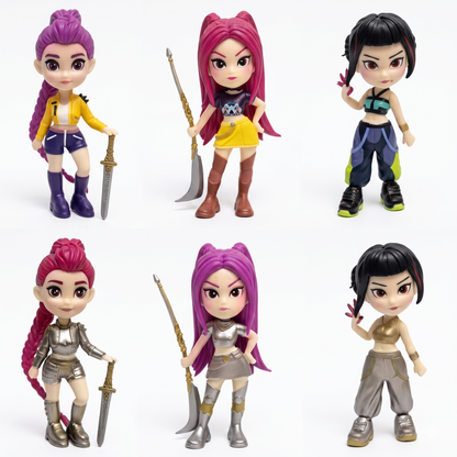 Figuras Demon hunters K-pop