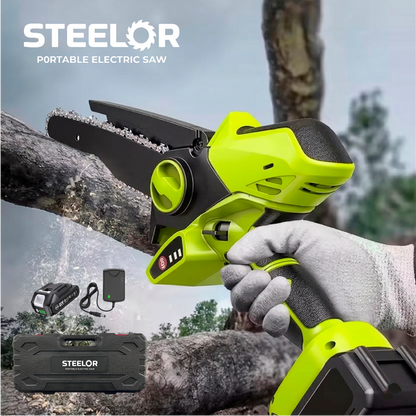 Mini Motosierra Inalámbrica Portátil - STEELOR