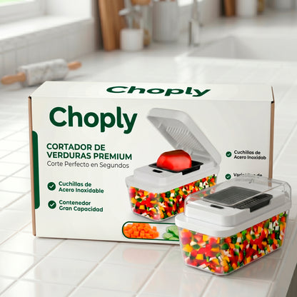Cortador de verduras compacto - Choply