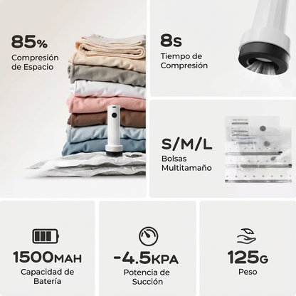 Compresor de ropa eléctrico - AIRSAVE