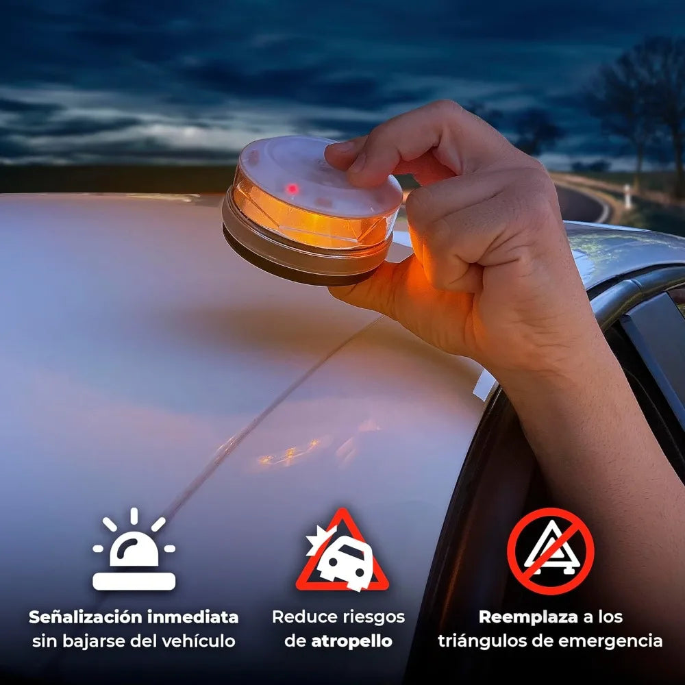 Luz de emergencia geolocalizada